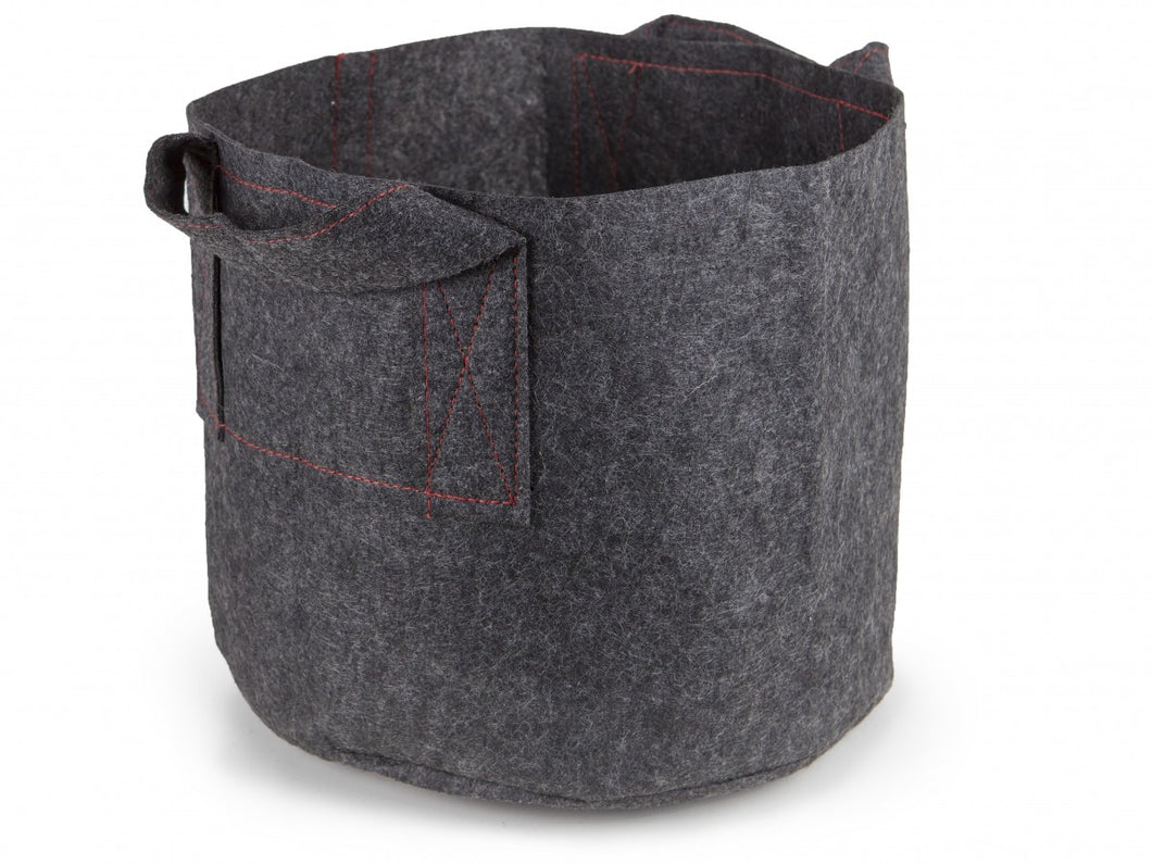 247Garden 5-Gallon Aeration Fabric Pot/Grow Bag w/Handles (Grey)