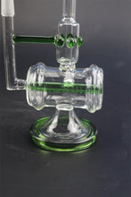 Fancy-Bridal Glass Fliter Cup Pipes 34cm Tall 14.5mm Joint Hand made (Green)