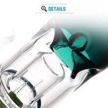 R-TEAM Glass 14.5mm Height 24cm Green Water Hand Made Recycler Joint