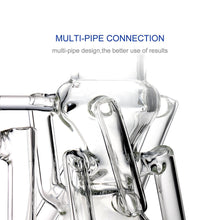 S-WEEK Hand made Thick Water Pipes Glass Filter Tall 7.8 Inchs Joint 14 mm (Clear)