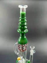 Fancy-Bridal Glass Fliter Cup Pipes 42cm Tall 14.5mm Joint Hand made (Green)